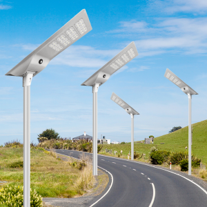 Intelligent Highway Garden Road Lighting IP65 50w 100w 150w 200w 250w 300w 400w Motion Sensor All In One Led Solar Street Light