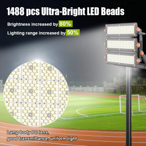 High Power IP65 IP67 Waterproof Outdoor Sports Stadium Tunnel Light 300w 600w 900w 1000w 1200w 1500w Electric AC Led Flood Light