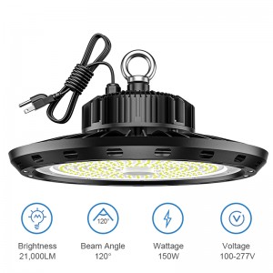 150W 200W UFO LED High Bay Light IP65 for Warehouse Workshop Wet Location