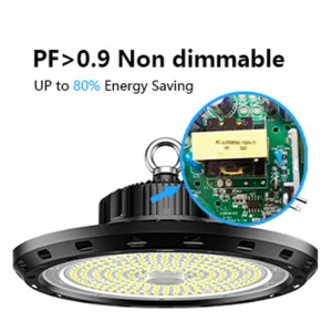 150W 200W UFO LED High Bay Light IP65 for Warehouse Workshop Wet Location