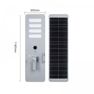 High Power Road Lamp 400w 500w 600w 700w Motion Sensor Outdoor Waterproof Ip67 All In One Integrated Led Solar Street Lights