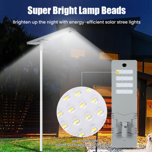 High Power Road Lamp 400w 500w 600w 700w Motion Sensor Outdoor Waterproof Ip67 All In One Integrated Led Solar Street Lights