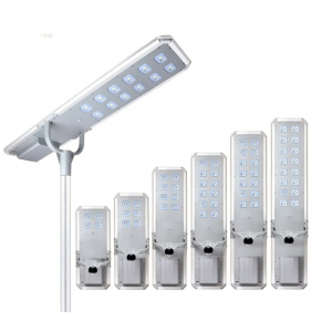 High Quality Aluminum Outdoor Solar Street Light IP67 Waterproof 60w 80w 100w 120w 140w 160w Integrated Led Solar Street Light