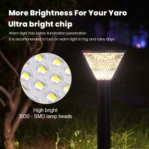 Solar Garden Lights Outdoor Waterproof IP65 10W 20W 30W 40W 50W Led Solar Lawn Lights for Park Garden Patio Pathway Decoration