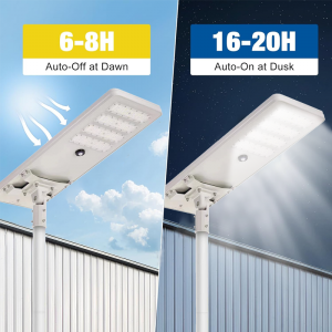 IP65 Waterproof 100W 150W 200W 250W Solar Street Light Integrated with Remote Control LED Light Source for Outdoor Road Use