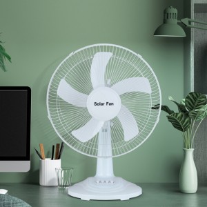 Rechargeable fan desktop household 16 inch portable battery solar charging fan