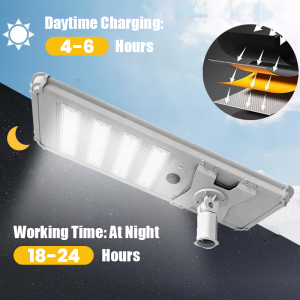 200w-1000w Integrated IP65 Waterproof Aluminum Outdoor 300w LED Solar Street Light Solar Lmap Road Light Ip65 Waterproof Light