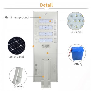 Good Quality Outdoor Solar Light IP65 Waterproof 30w 60w 80w 100w 200w 250w 300w Integrated All In One Solar LED Street Lamp