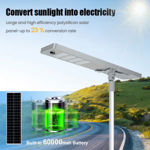 High Power Road Lamp 400w 500w 600w 700w Motion Sensor Outdoor Waterproof Ip67 All In One Integrated Led Solar Street Lights