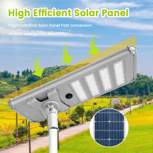 200w-1000w Integrated IP65 Waterproof Aluminum Outdoor 300w LED Solar Street Light Solar Lmap Road Light Ip65 Waterproof Light