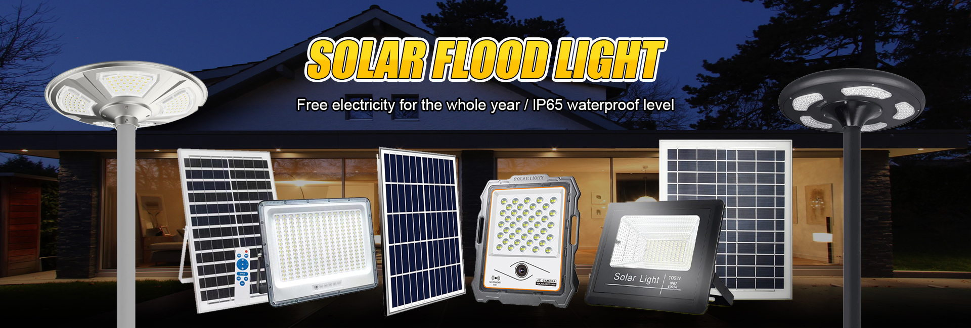 Led Solar Flood Light