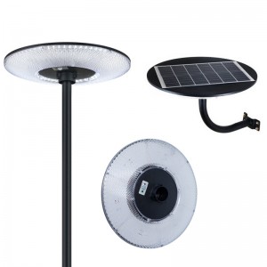 High Efficiency Waterproof Ip65 Solar UFO power energy smart induction modern yard street lamp