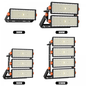 High Power IP65 IP67 Waterproof Outdoor Sports Stadium Tunnel Light 300w 600w 900w 1000w 1200w 1500w Electric AC Led Flood Light