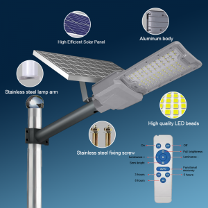 High Brightness Outdoor Waterproof IP65 Solar LED Street Light Public Lighting 200W 300W 400W 500W 600W Split for Road Highway