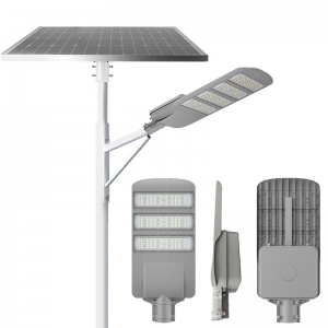 IP65 Waterproof Aluminum Alloy Housing Solar Panel Street Light 50w 100w 150w 200w All In Two Split Led Solar Street Light