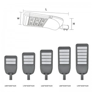 high efficiency 150W led street lights IP65 outdoor waterproof die cast aluminum street lamp