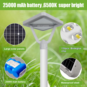 Outdoor Ip65 Waterproof Motion Sensor UFO Integrated All In One Energy Saving 30W 50W 100W Solar Powered Led Garden Street Light