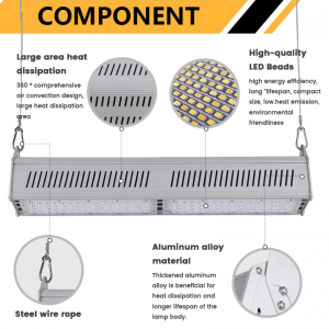 Commercial Lighting High Bay Light Waterproof IP66 50W-300W Indoor LED Mining Lamps Warehouse Industrial Use Aluminum PC Body