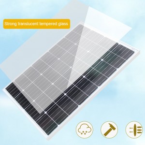 Solar Power Panel 200W Solar Panel Photovoltaic Module 220V Solar Power System Solar Charging Panel