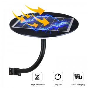 High Efficiency Waterproof Ip65 Solar UFO power energy smart induction modern yard street lamp