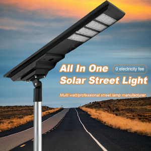 High Quality Solar Panel Street Lights Waterproof IP65 100W 200W 300W 400W 500W LED All In One Solar Street Light For Outdoor