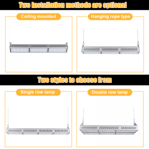 Commercial Lighting High Bay Light Waterproof IP66 50W-300W Indoor LED Mining Lamps Warehouse Industrial Use Aluminum PC Body