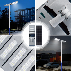 High Power Aluminum IP65 Waterproof Integrated All In One LED Solar Street Lights 100W 200W 300W 400W Range for Outdoor Use