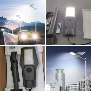 Aluminum Solar Street Light With Remote Control Outdoor IP65 Waterproof 100W 200W 300W 400W 500W Split Led Solar Street Light