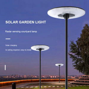 High Power Garden Lamp Solar Integrated UFO Waterproof IP65 Outdoor 50w 100w 150w 200w 250w 300w Outdoor LED Solar Garden Light