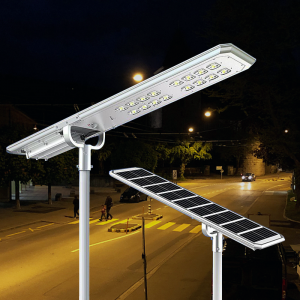 High Quality Aluminum Outdoor Solar Street Light IP67 Waterproof 60w 80w 100w 120w 140w 160w Integrated Led Solar Street Light