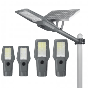 Aluminum Solar Street Light With Remote Control Outdoor IP65 Waterproof 100W 200W 300W 400W 500W Split Led Solar Street Light