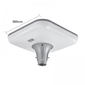 High Quality Intelligent ABS All In One Waterproof IP67 300w-1000w UFO Integrated LED Garden Light Solar Powered with PC Body