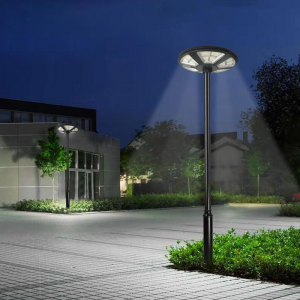 Dusk to Dawn Smart Control Solar Garden Lamp ABS Shell Waterproof IP65 100w 150w 250w Outdoor All In One LED Solar Garden Light