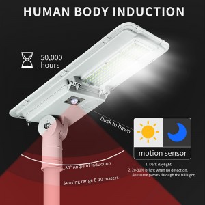 Good Quality Super Lumen 160lm/W Solar LED Street Light 50W 60W 80W Solar Light IP67 Waterproof