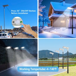 Good Quality Super Lumen 160lm/W Solar LED Street Light 50W 60W 80W Solar Light IP67 Waterproof