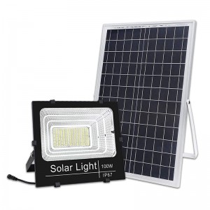 LED Solar Flood Light Outdoor 300W Dusk to Dawn Security Light IP67 Waterproof flood Light