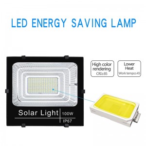 LED Solar Flood Light Outdoor 300W Dusk to Dawn Security Light IP67 Waterproof flood Light