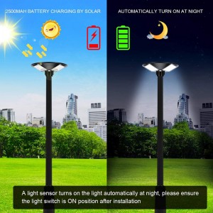 LED solar garden Lights with Motion Sensor