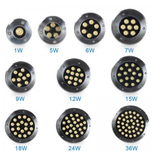 Waterproof Ip65 outdoor RGB led underground light outdoor