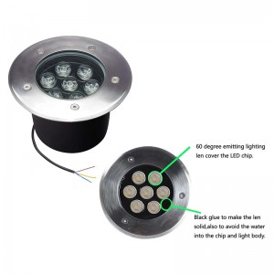 Waterproof Ip65 outdoor RGB led underground light outdoor